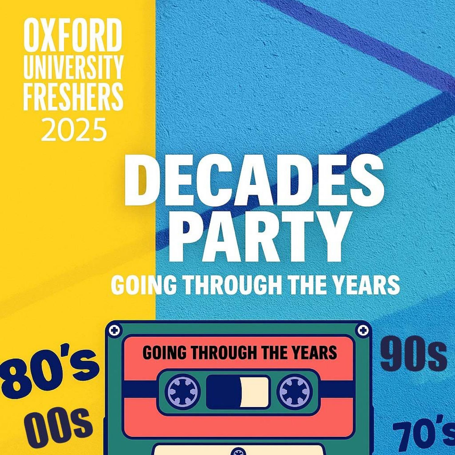 Tues Glamarous Freshers Decades Party