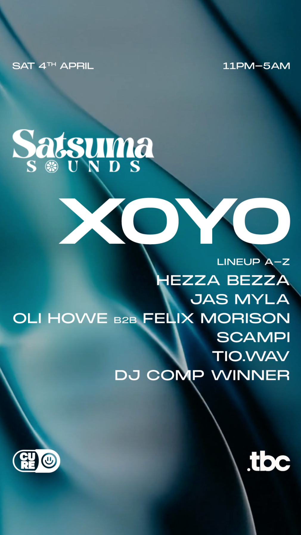 SATSUMA SOUNDS X CURE: XOYO