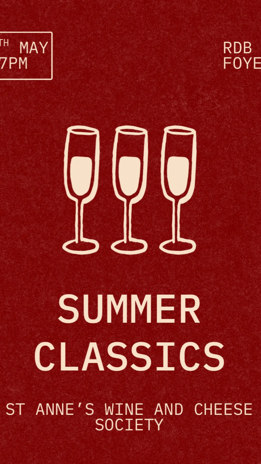 Trinity St Anne’s Wine & Cheese Evening