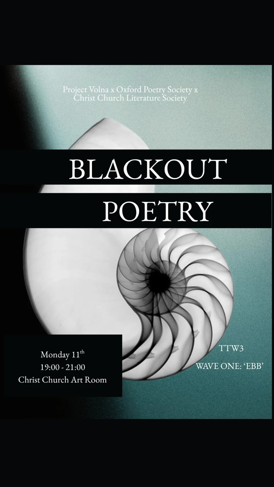 Blackout Poetry (Project Volna x Poetry Soc x ChCh Lit Soc)