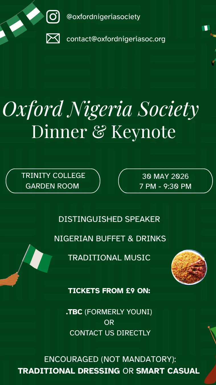 Oxford Nigeria Society | Welcome Dinner
