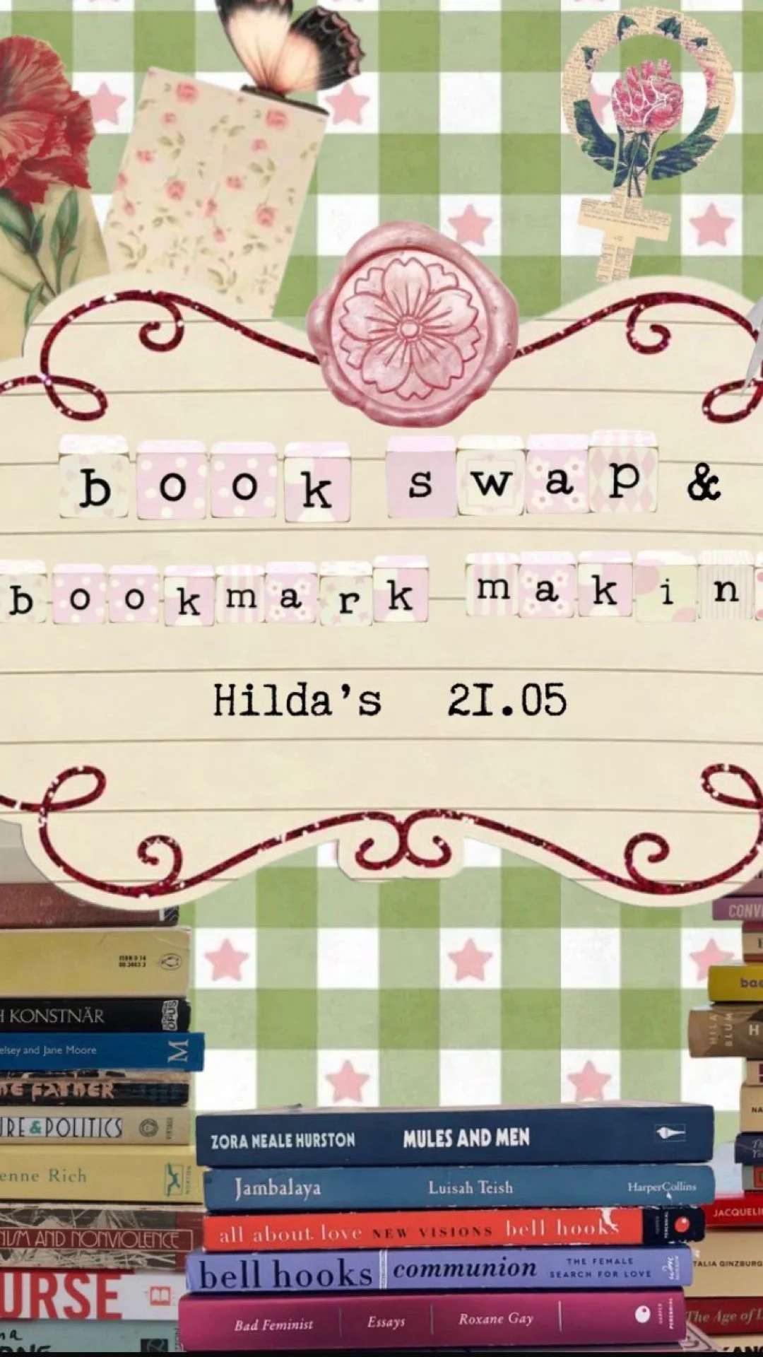 Book swap and bookmark making!! 🌟