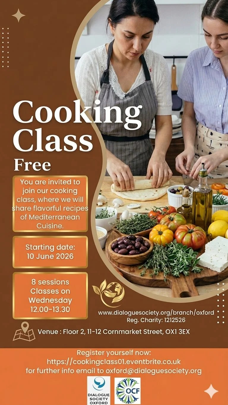 Free Cooking Classes - Afternoon Sessions
