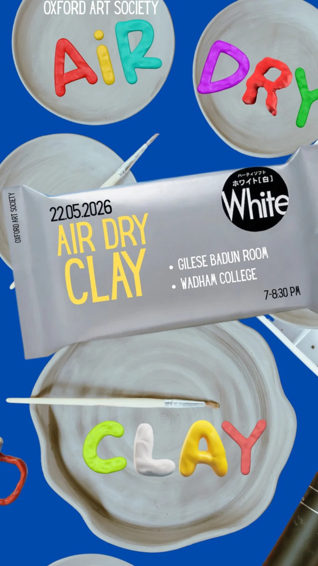 Air dry clay!