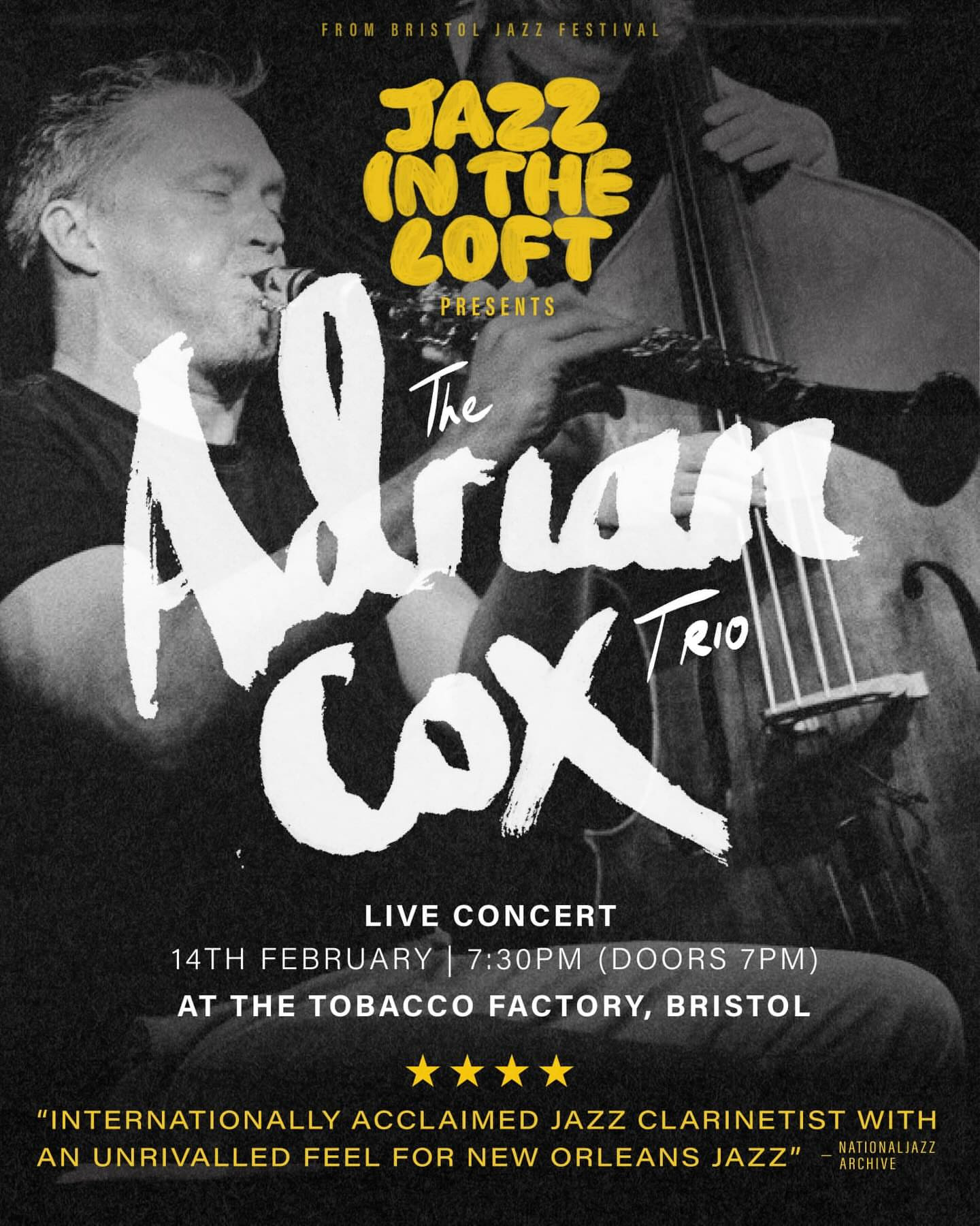 Jazz in the Loft: Adrian Cox