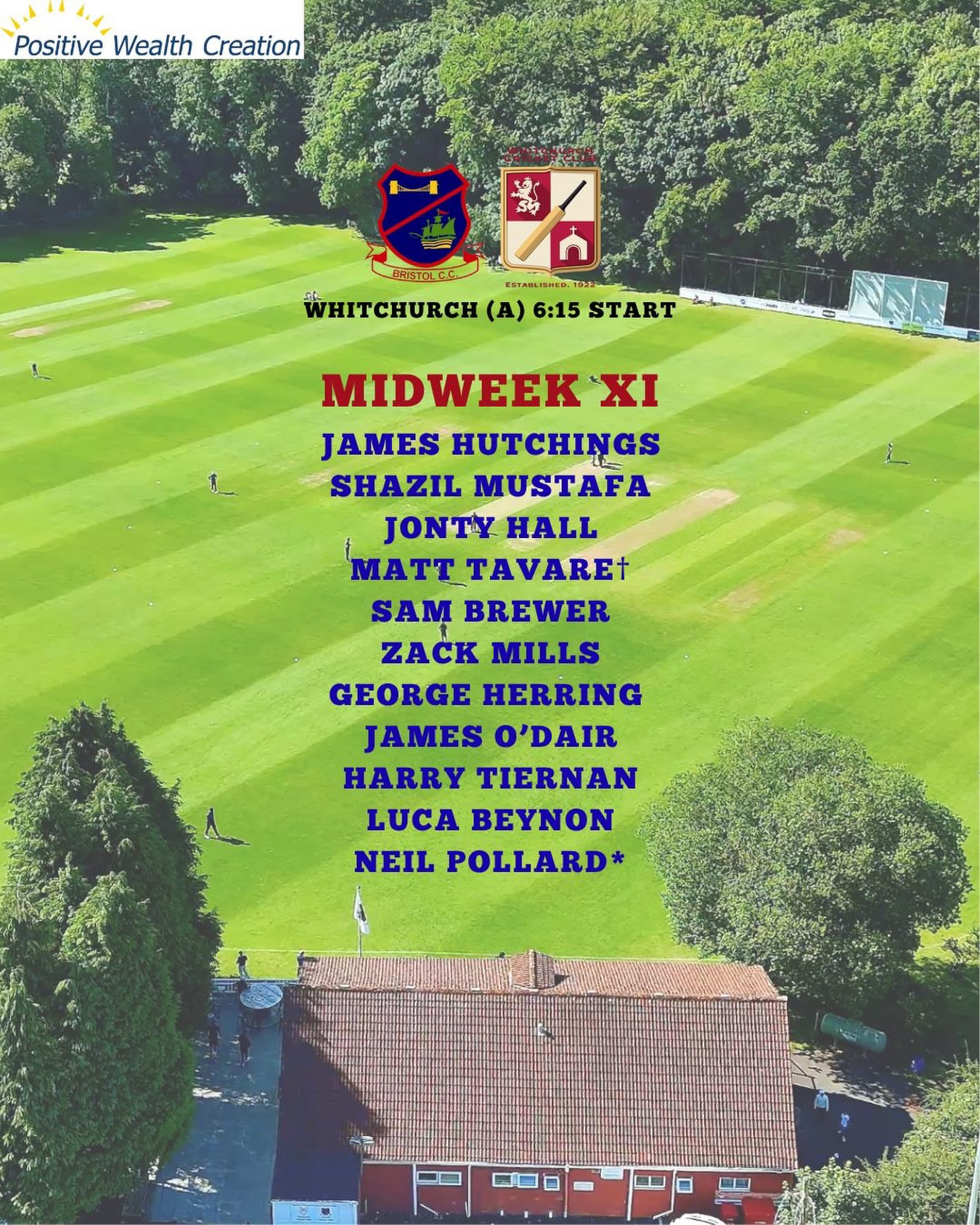Midweek T20 XI vs Whitchurch