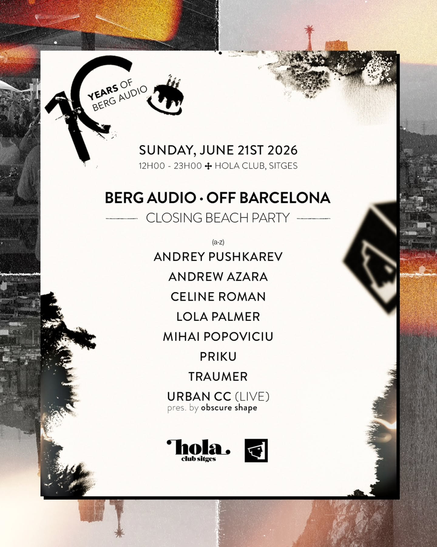 BERG AUDIO • OFF BARCELONA Closing Beach Party