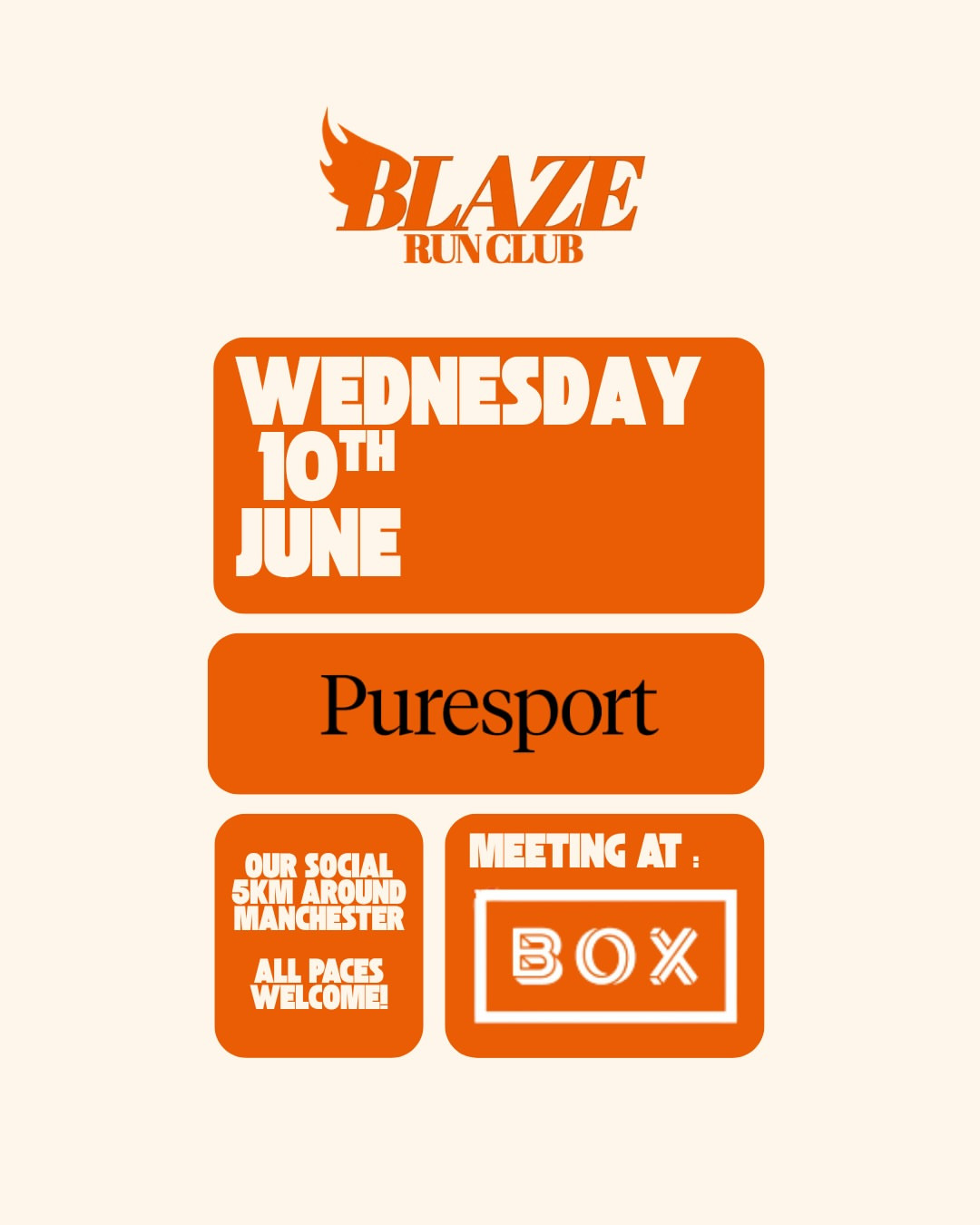 Blaze Run Club with Puresport