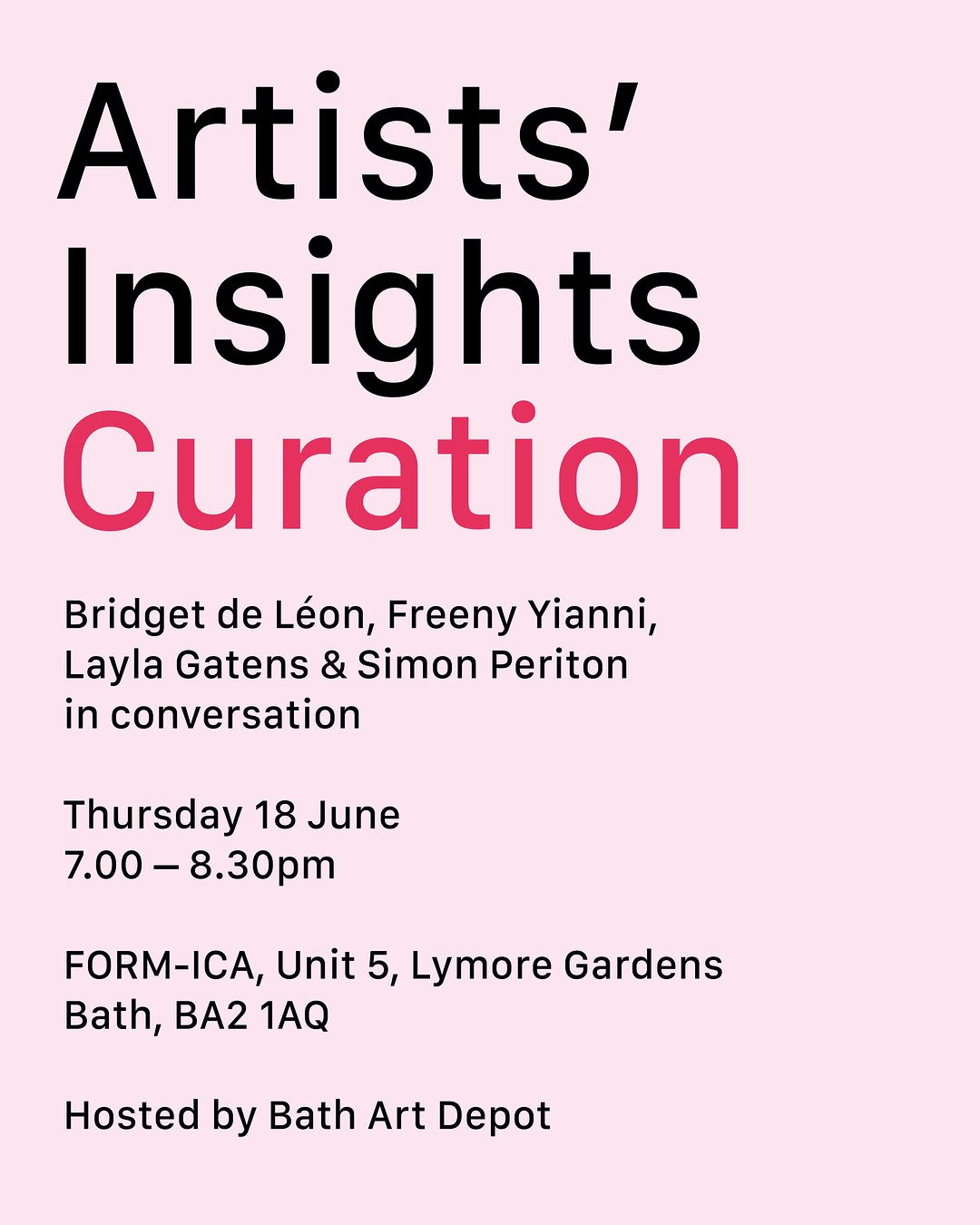 Artists' Insights: Curation & Yard Party + Open Studios
