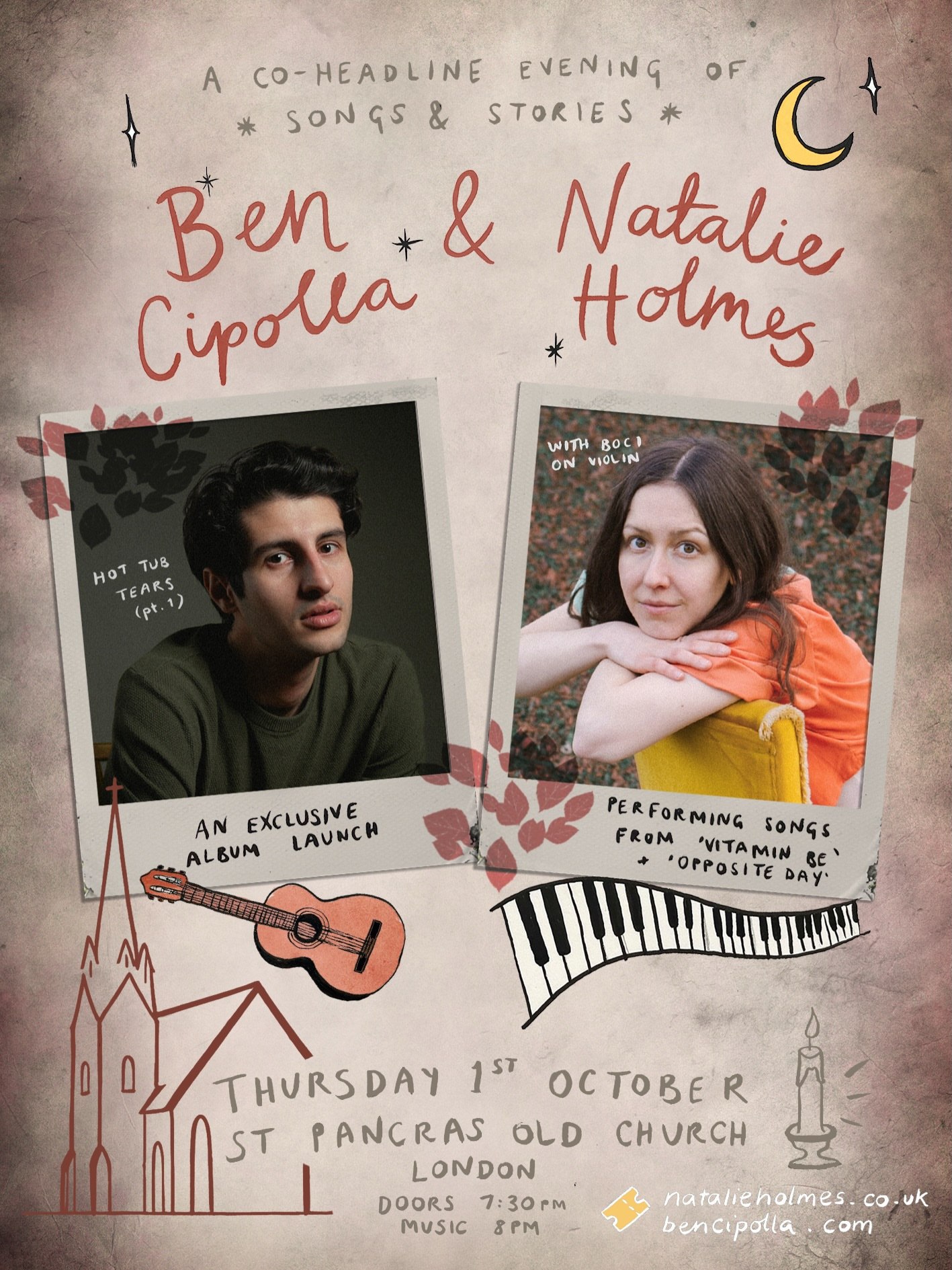 Ben Cipolla & Natalie Holmes Co-Headline Show