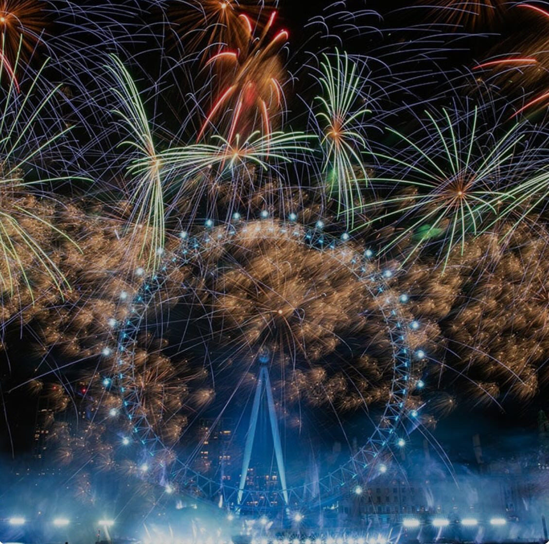 Fireworks in Central London