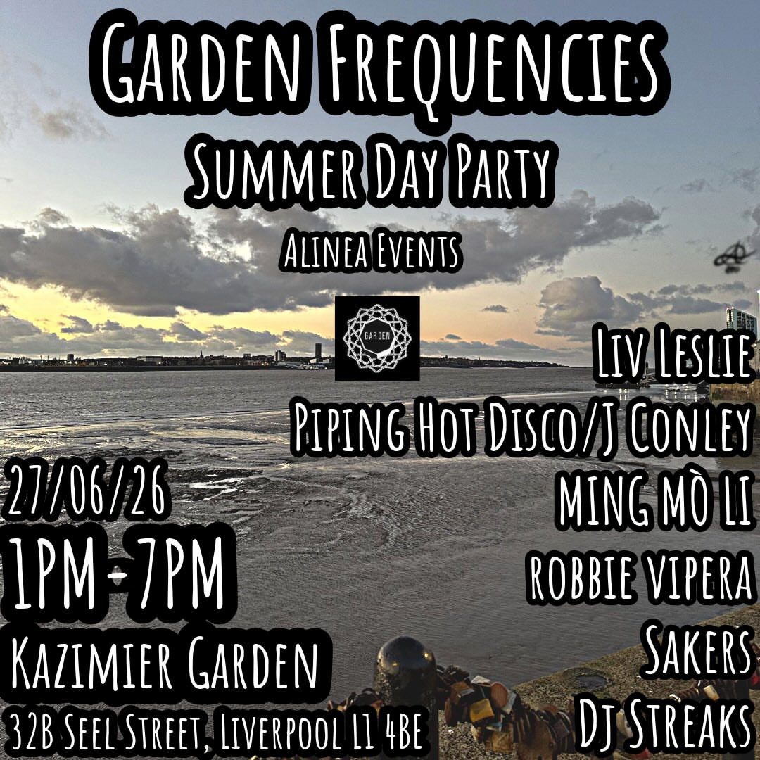 Garden Frequencies Summer Day Party