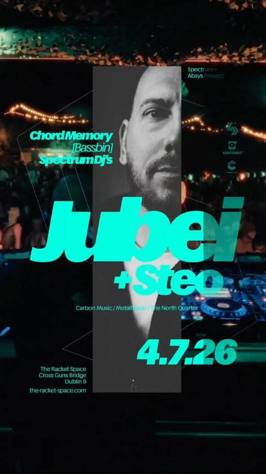 Spectrum Dublin x Absys Records collab with Jubei
