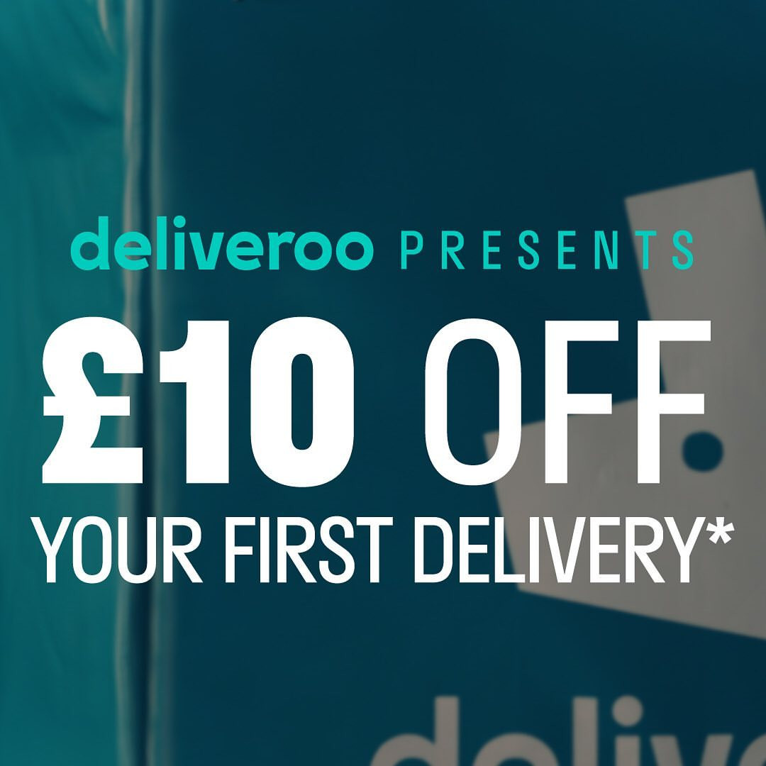 £10 off Deliveroo first order