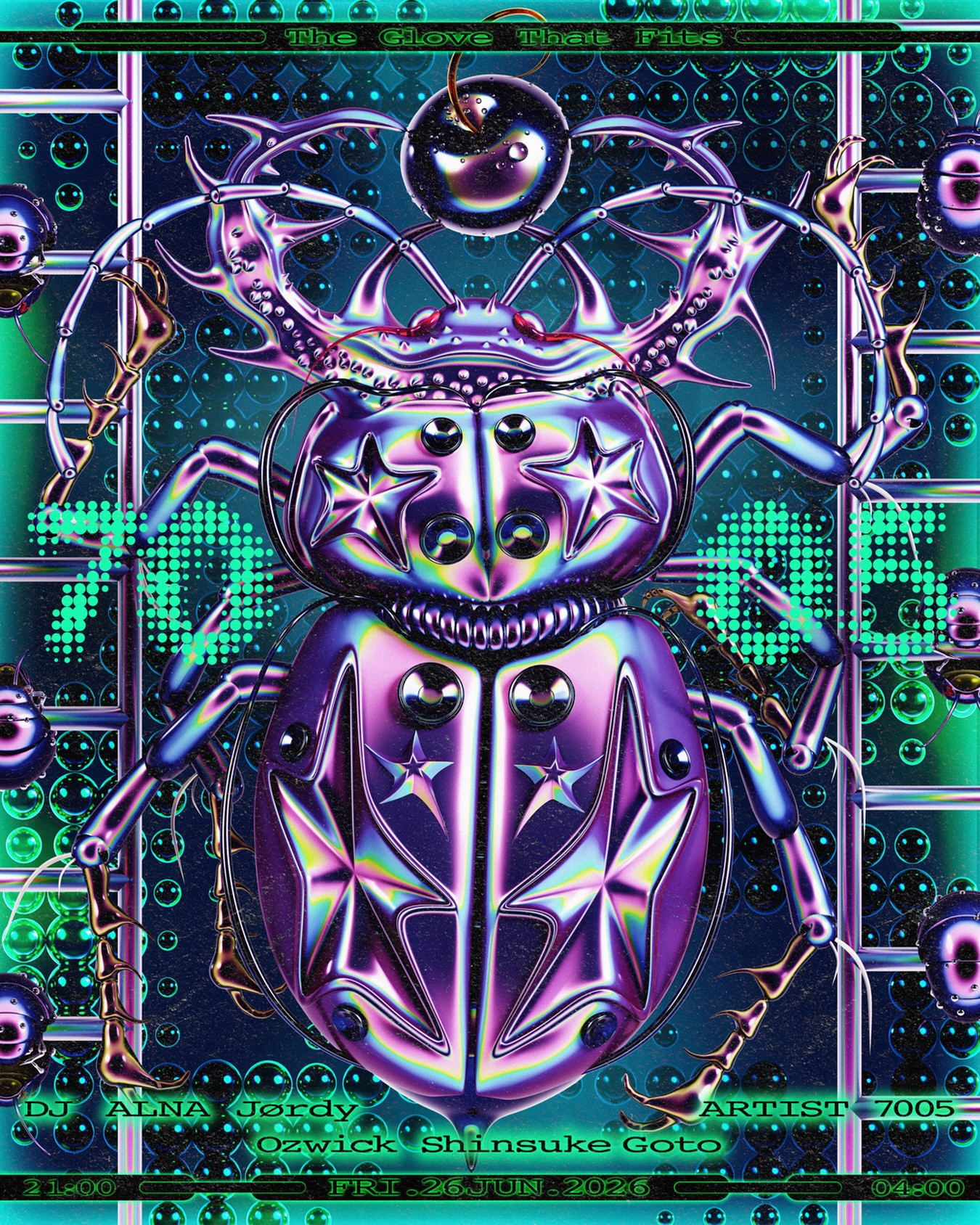 Techno night in London