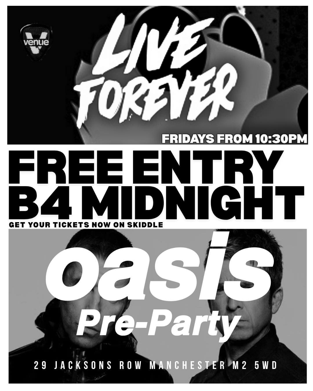 Oasis Pre-Party