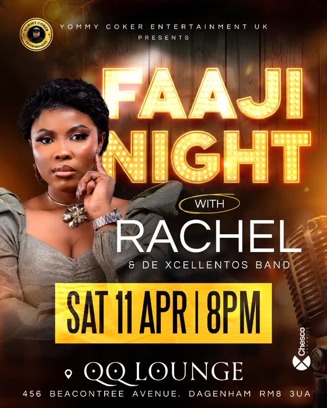 FAAJI NIGHT with @rachel1ogunyemi and De Xcellentos Band