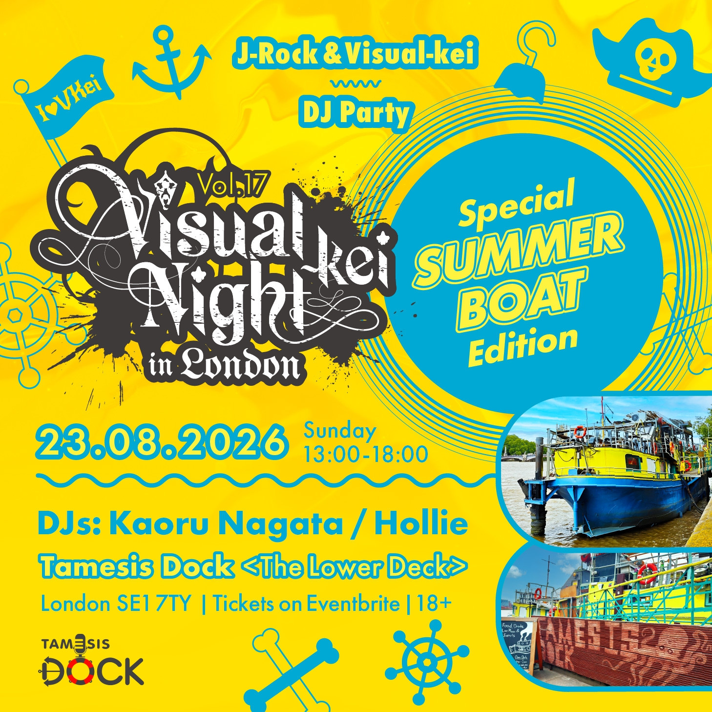 Visual-kei Night London Vol.17 ~Special Summer Boat Party~