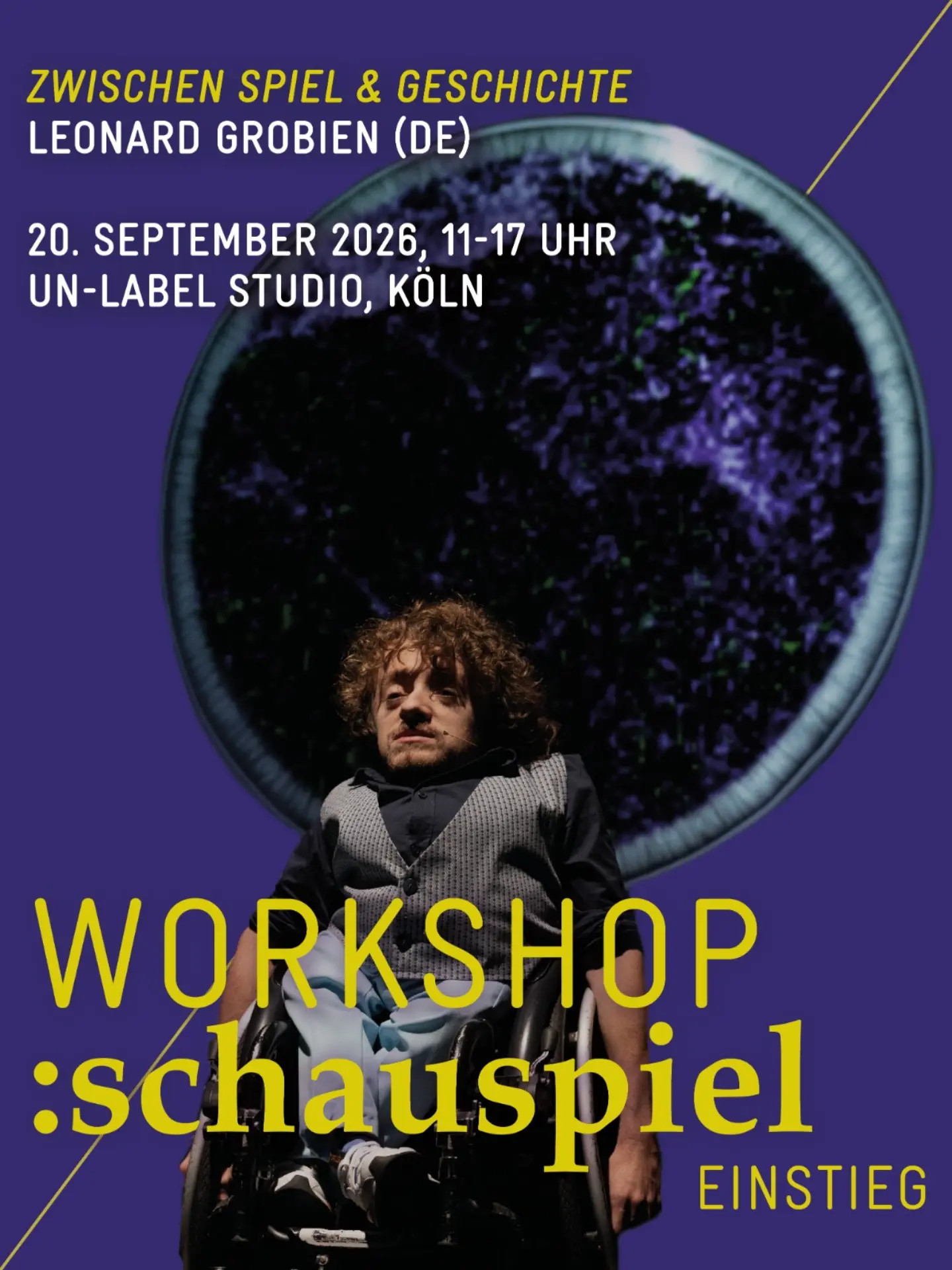 WORKSHOP: Schauspiel Einstieg mit Leonard Grobien