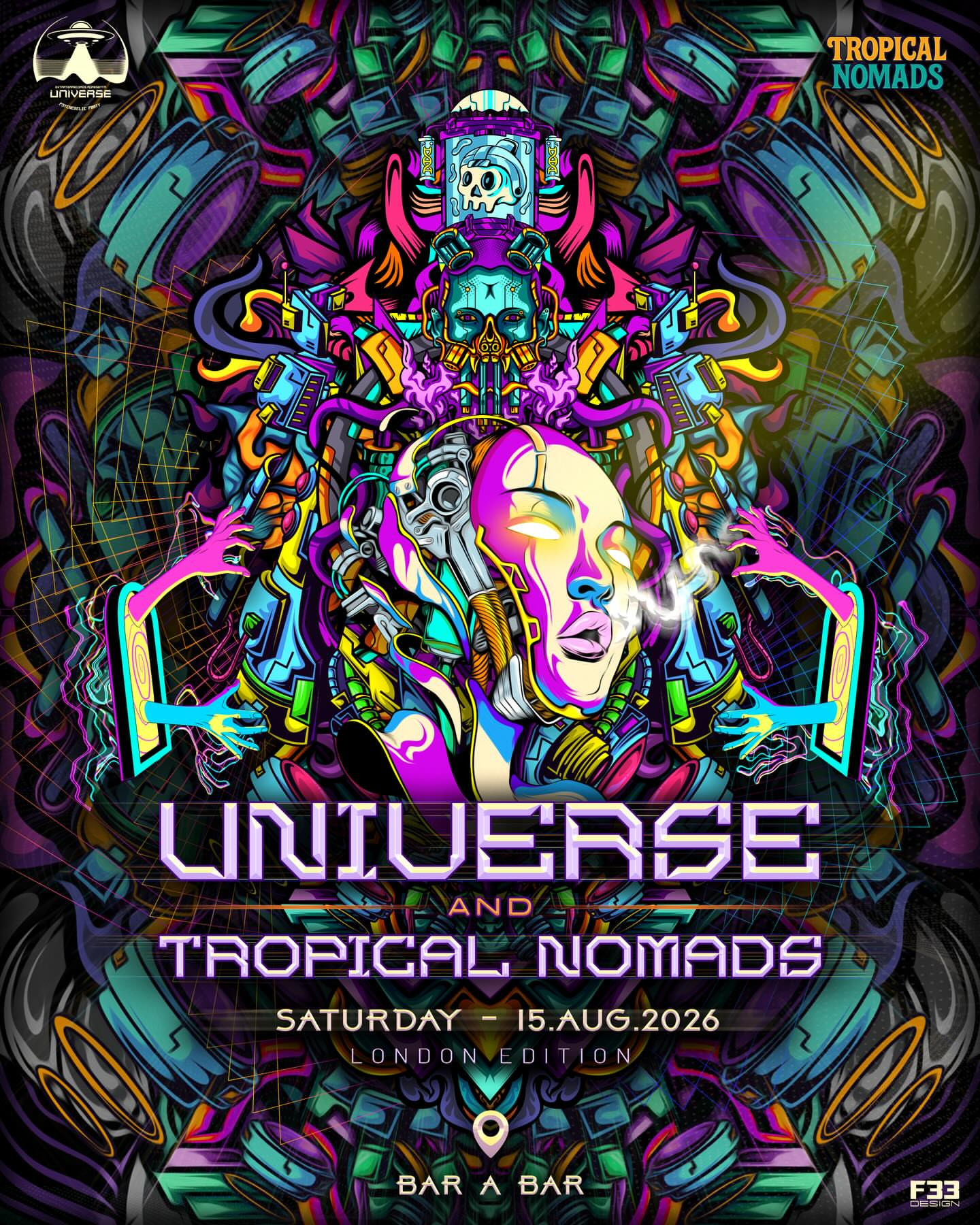 Universe x Tropical Nomads — London Edition