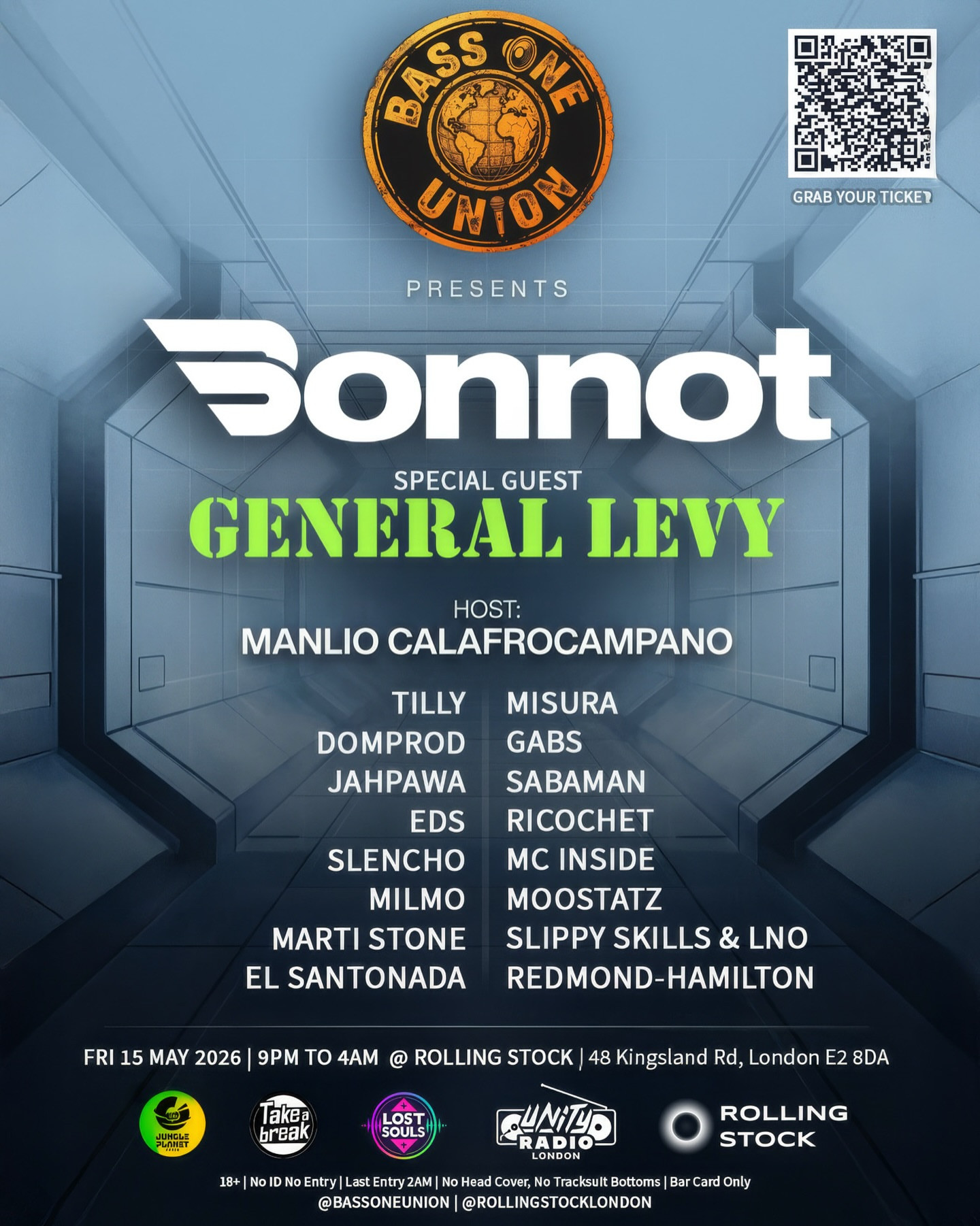 Bass One Union Presents Bonnot