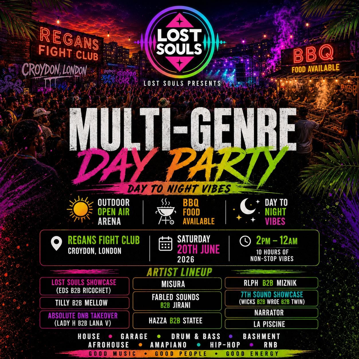 Lost Souls Presents: Multi-Genre Day Party