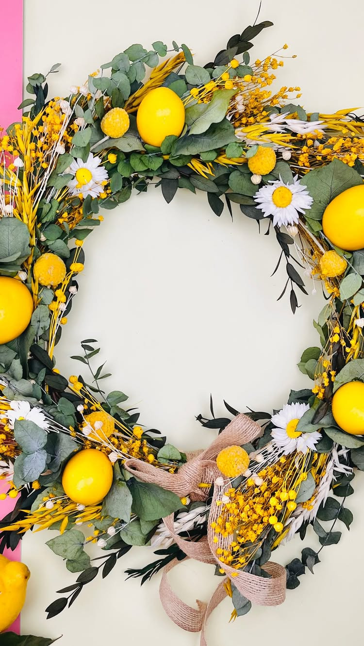 Summer Dried Flower Wreath Workshop