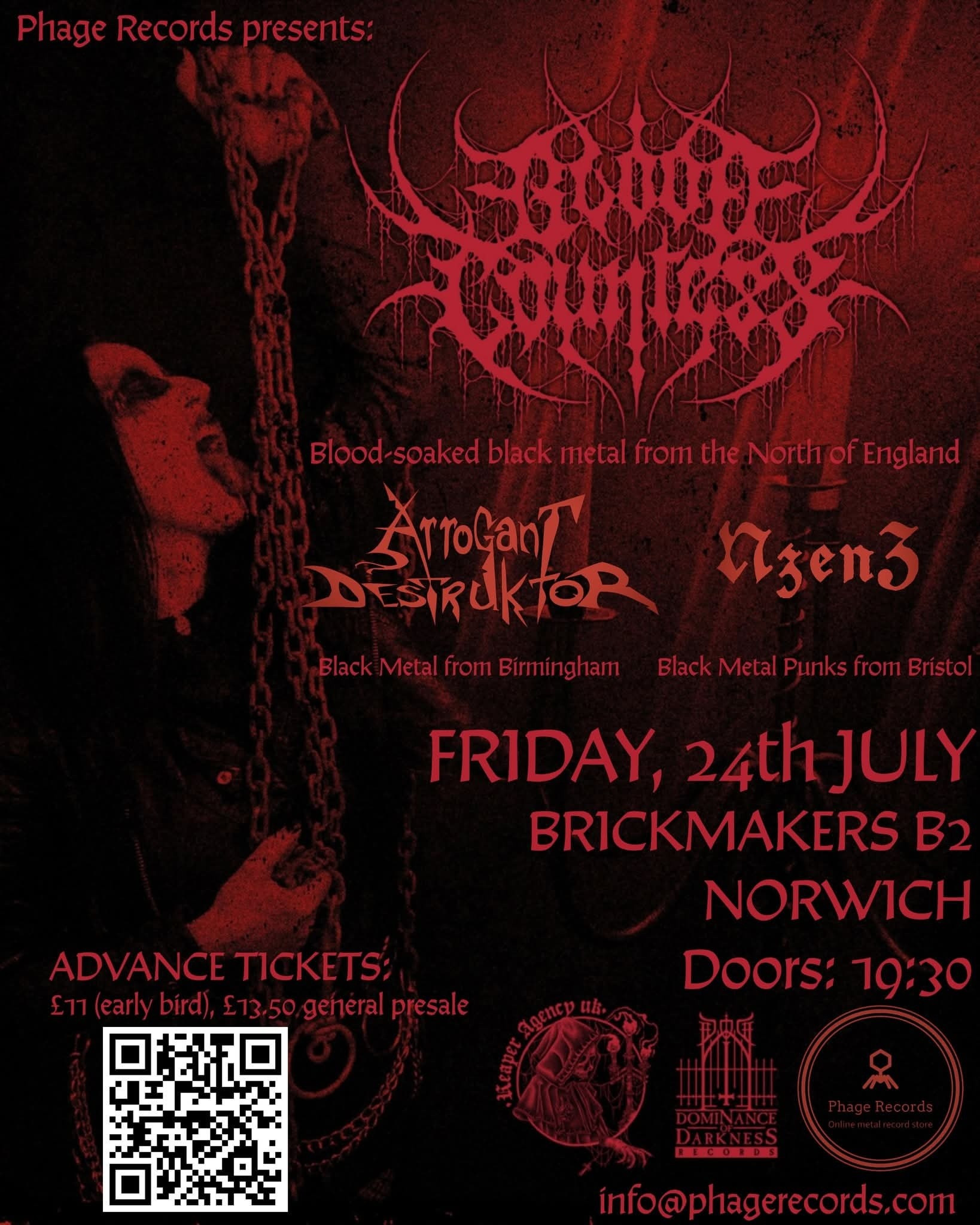 Blood Countess Official with @the.nzenz & @arrogantdestruktorblackmetal