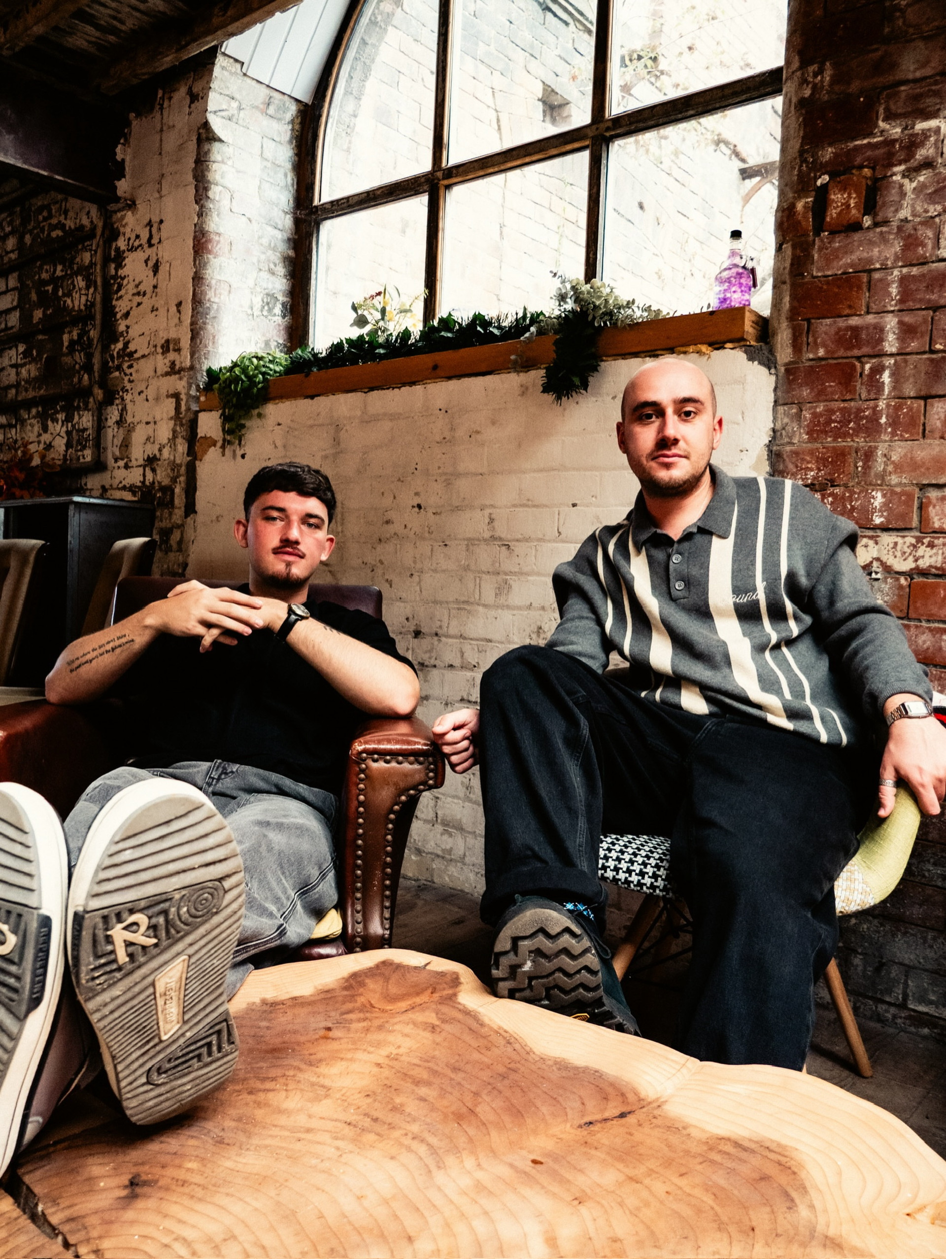 Louie and Archie at Definitely Maybe