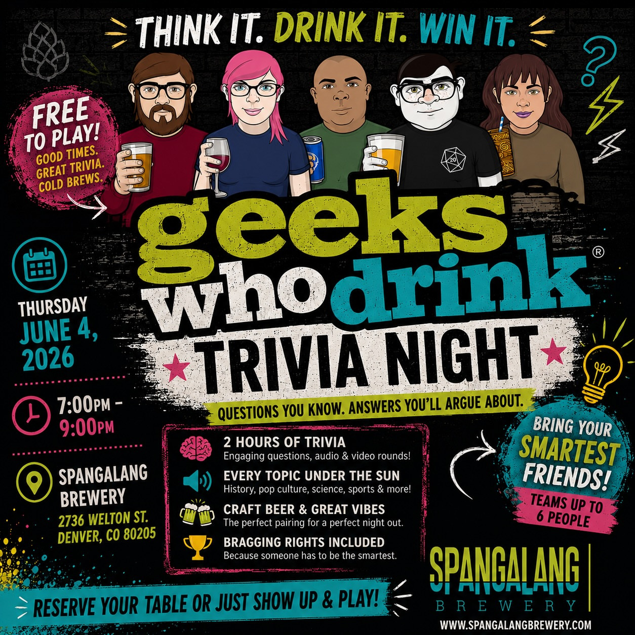 Geeks Who Drink Trivia Night