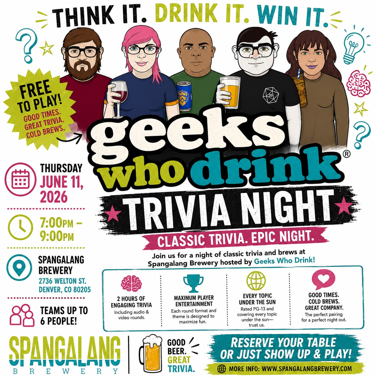 Geeks Who Drink Trivia Night