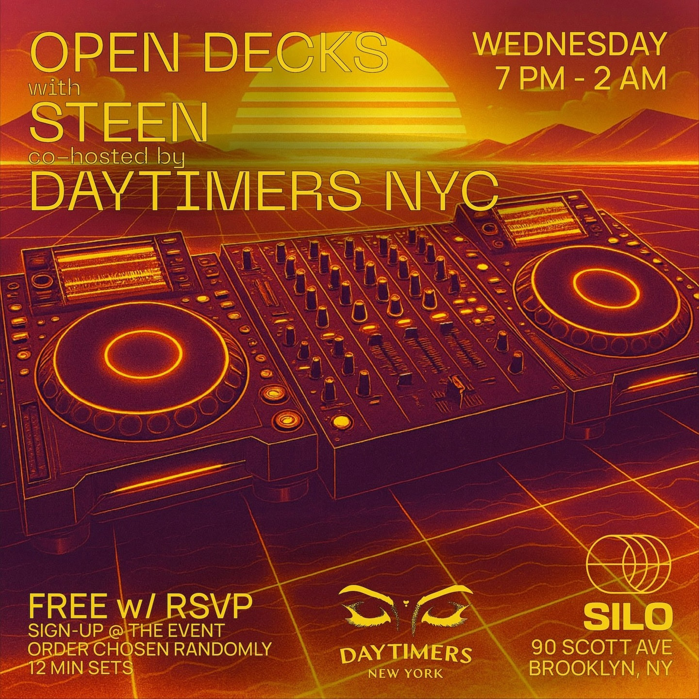Open Decks with Daytimers NYC