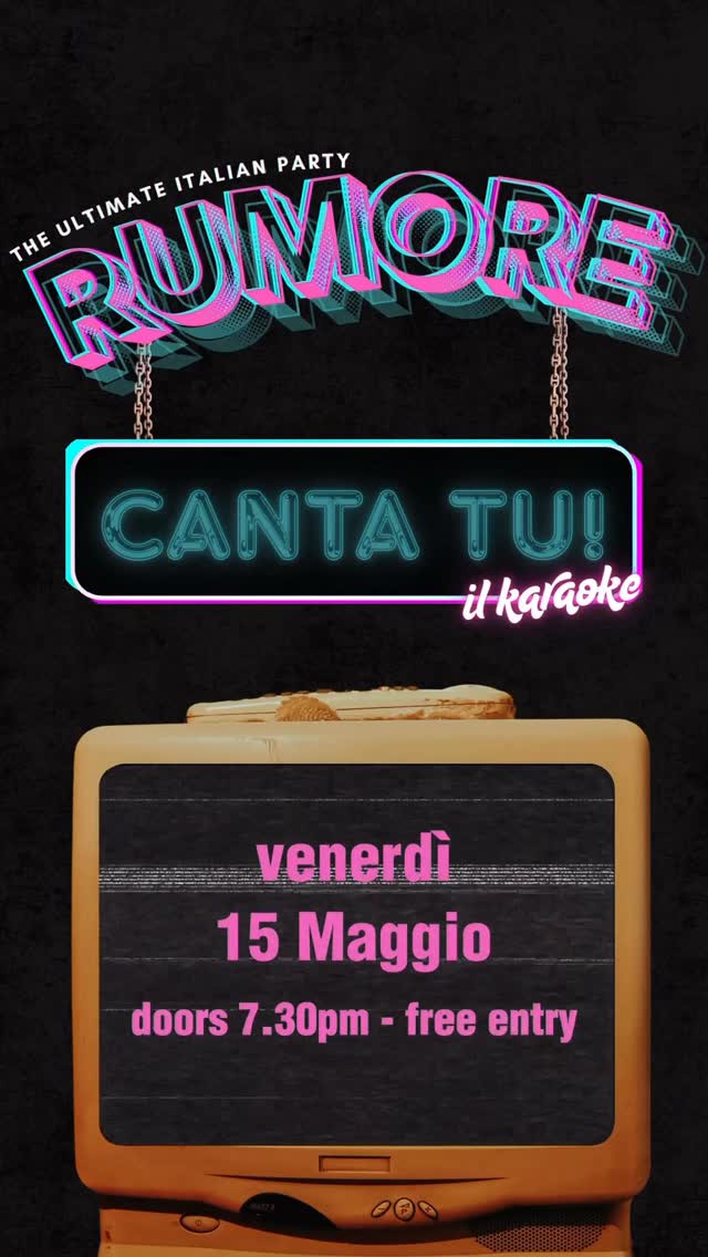 Rumore Special Event - Canta Tu! Il Karaoke