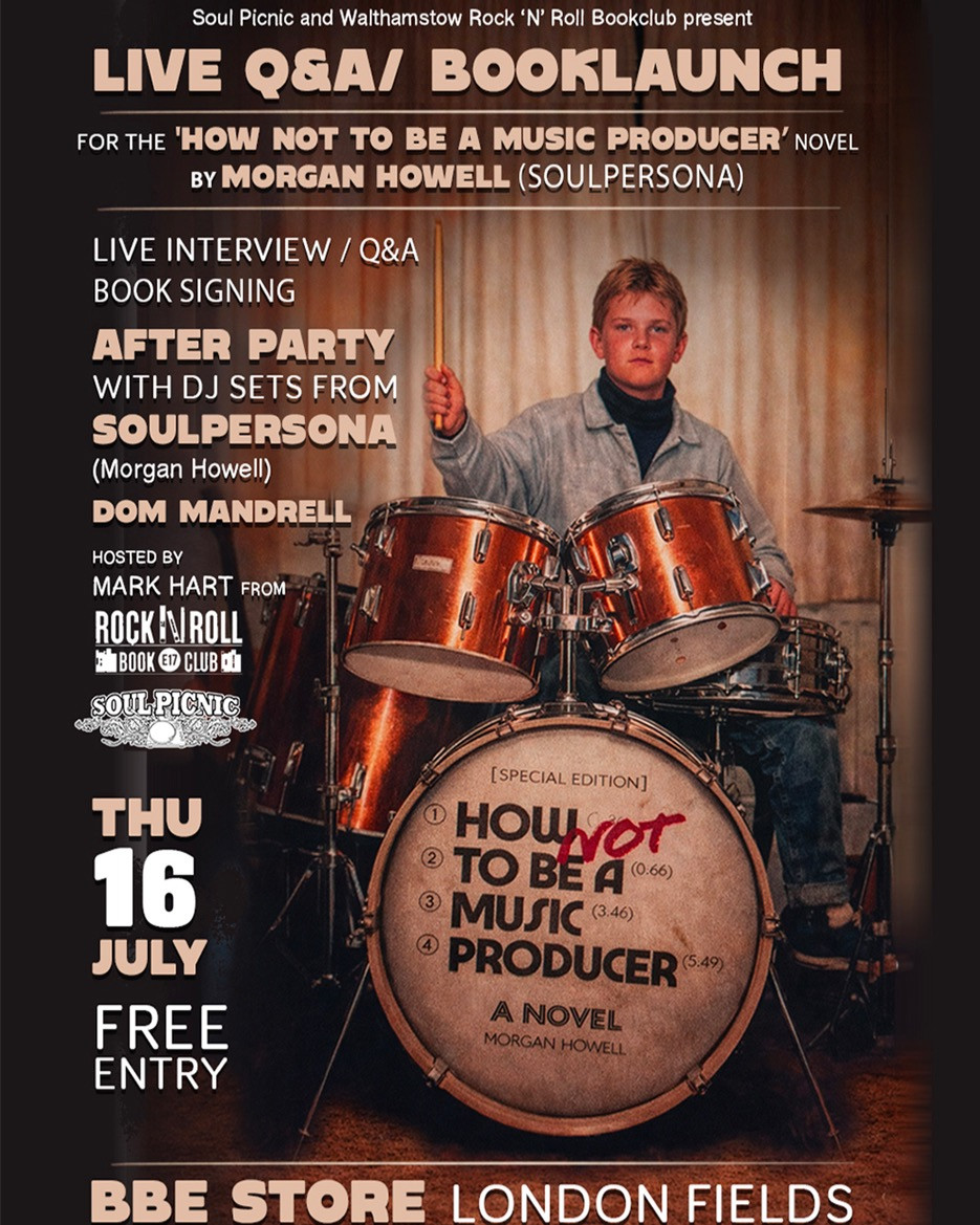 Live Q&A / Book Launch: 'How Not To Be A Music Producer'