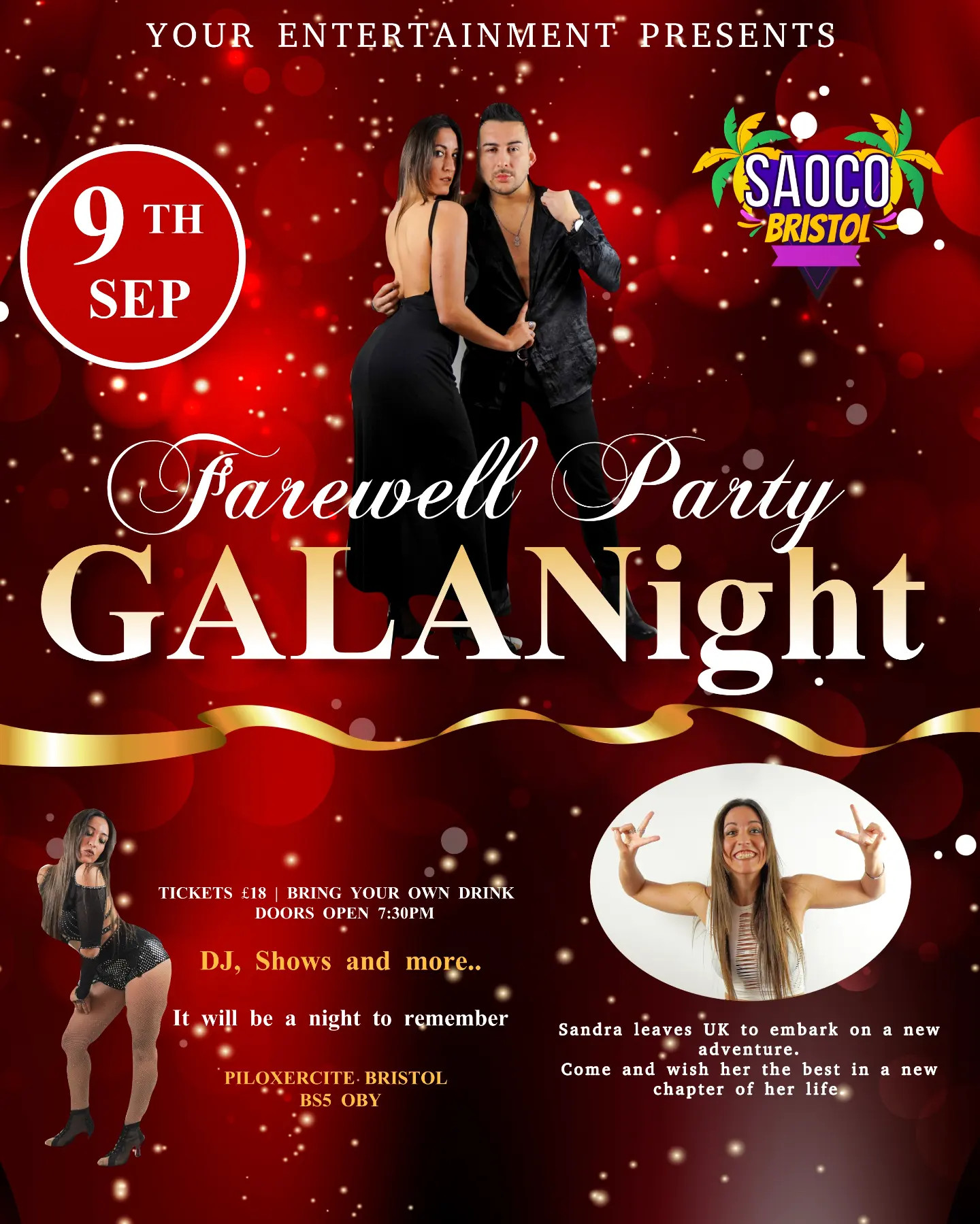 SAOCO - FAREWELL PARTY WITH JUAN SOTO AND SANDRA SANCHEZ