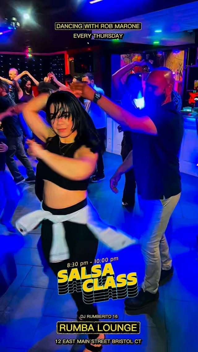 Dancing with Rob Marone at Rumba Lounge