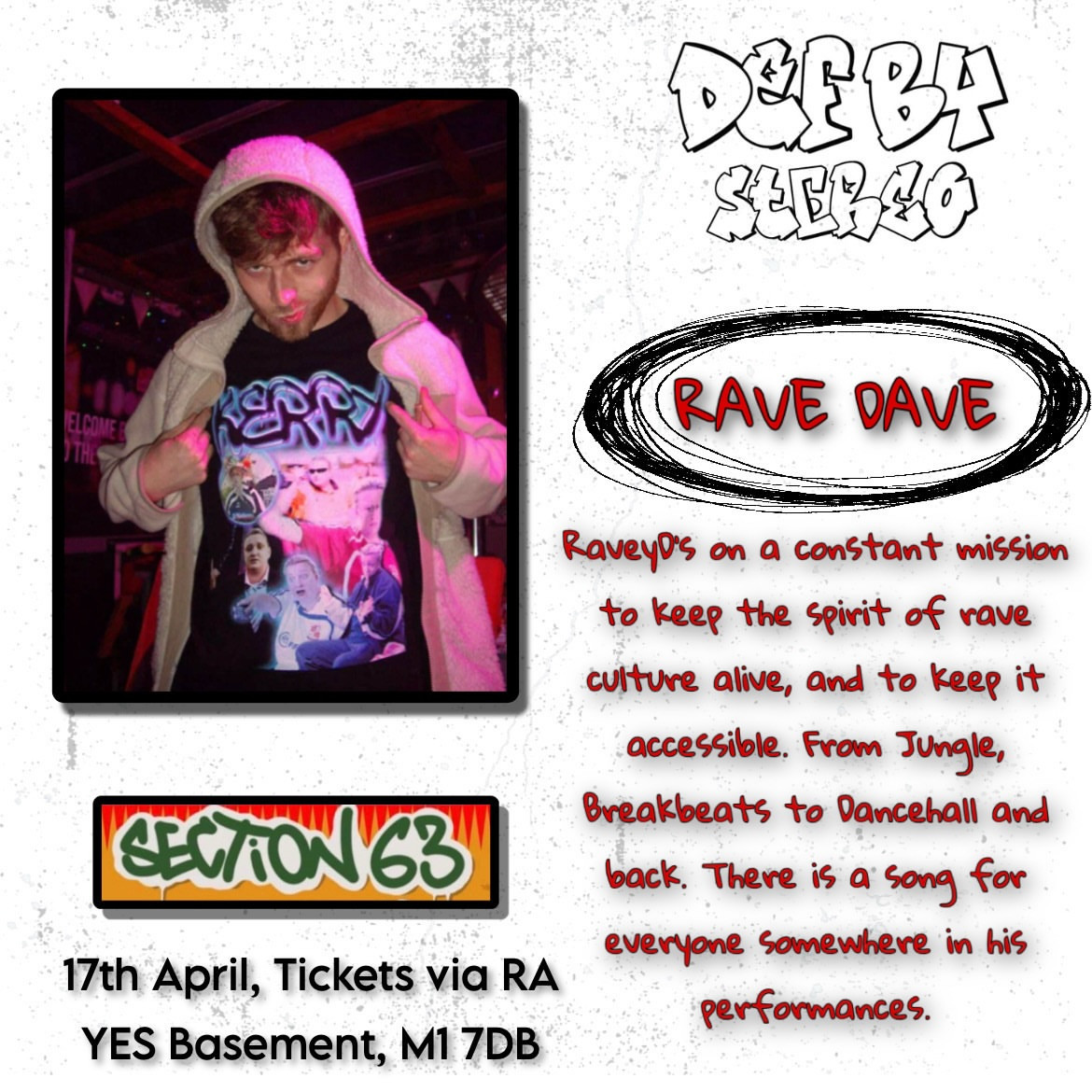 Rave Dave at YES Basement