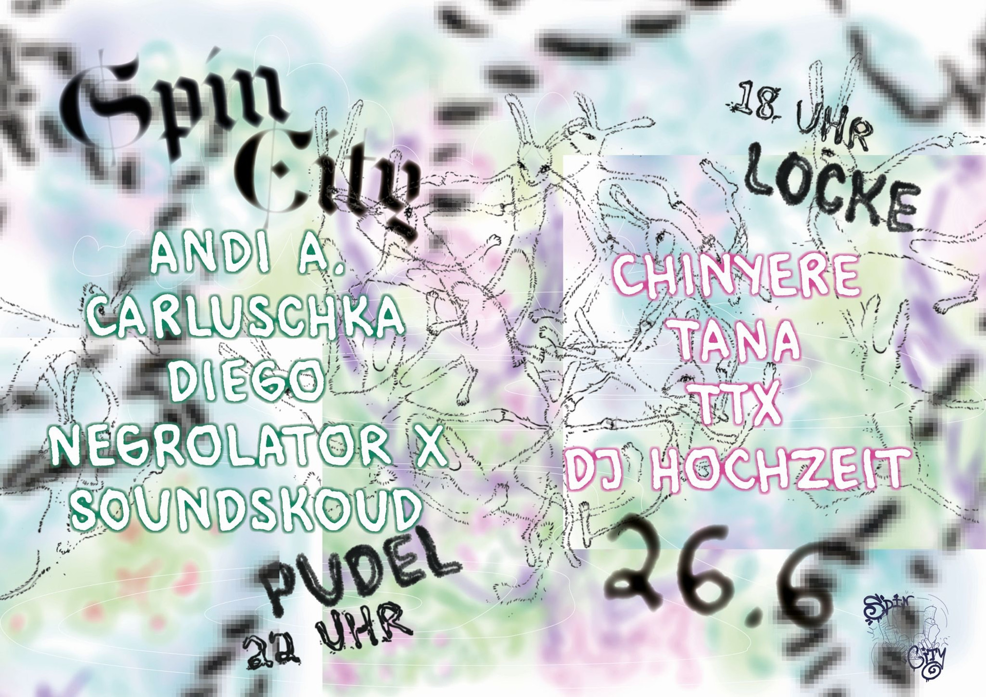 Spin City at Pudel & Locke