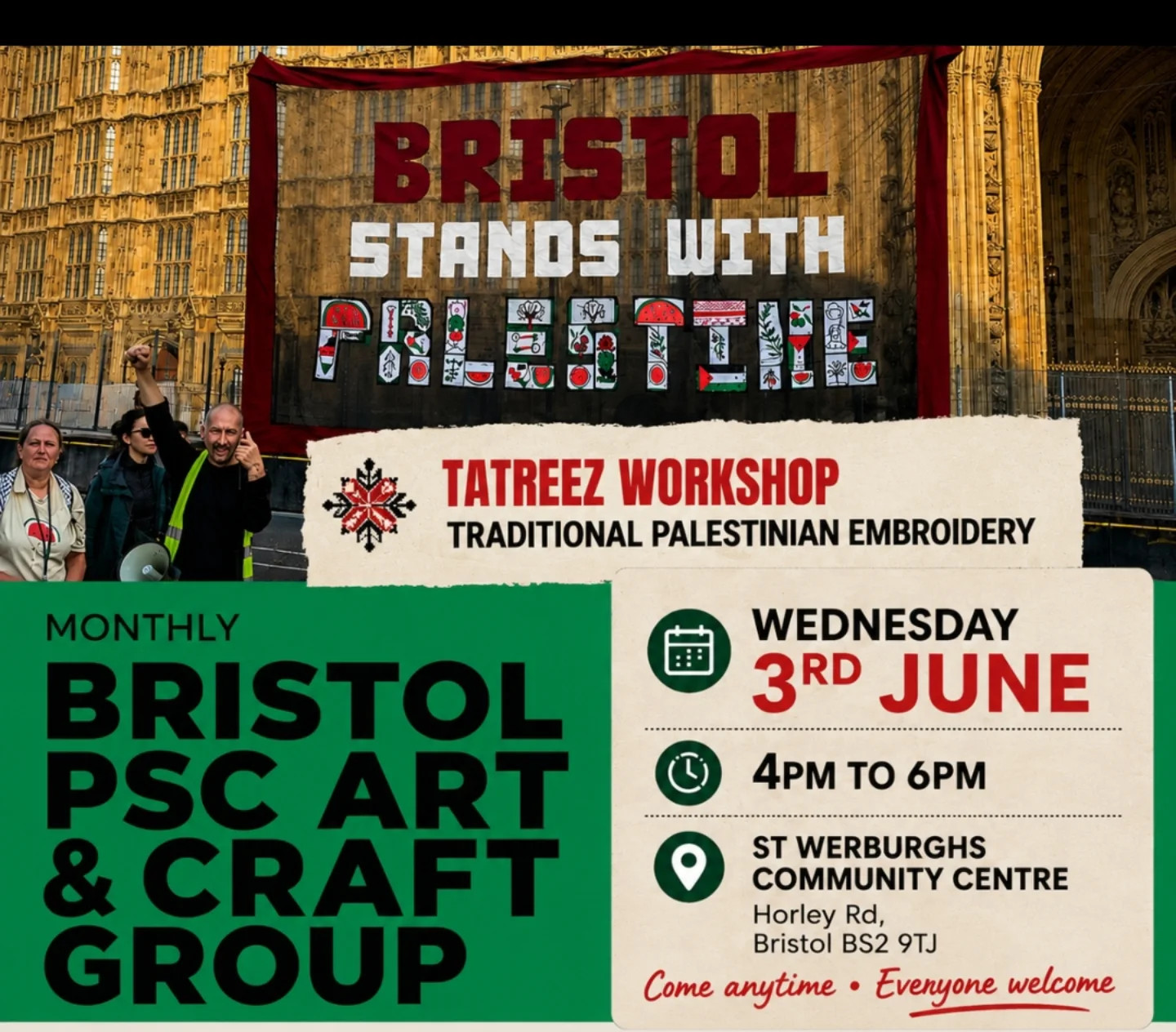 Bristol PSC Craft Group: Tatreez Workshop