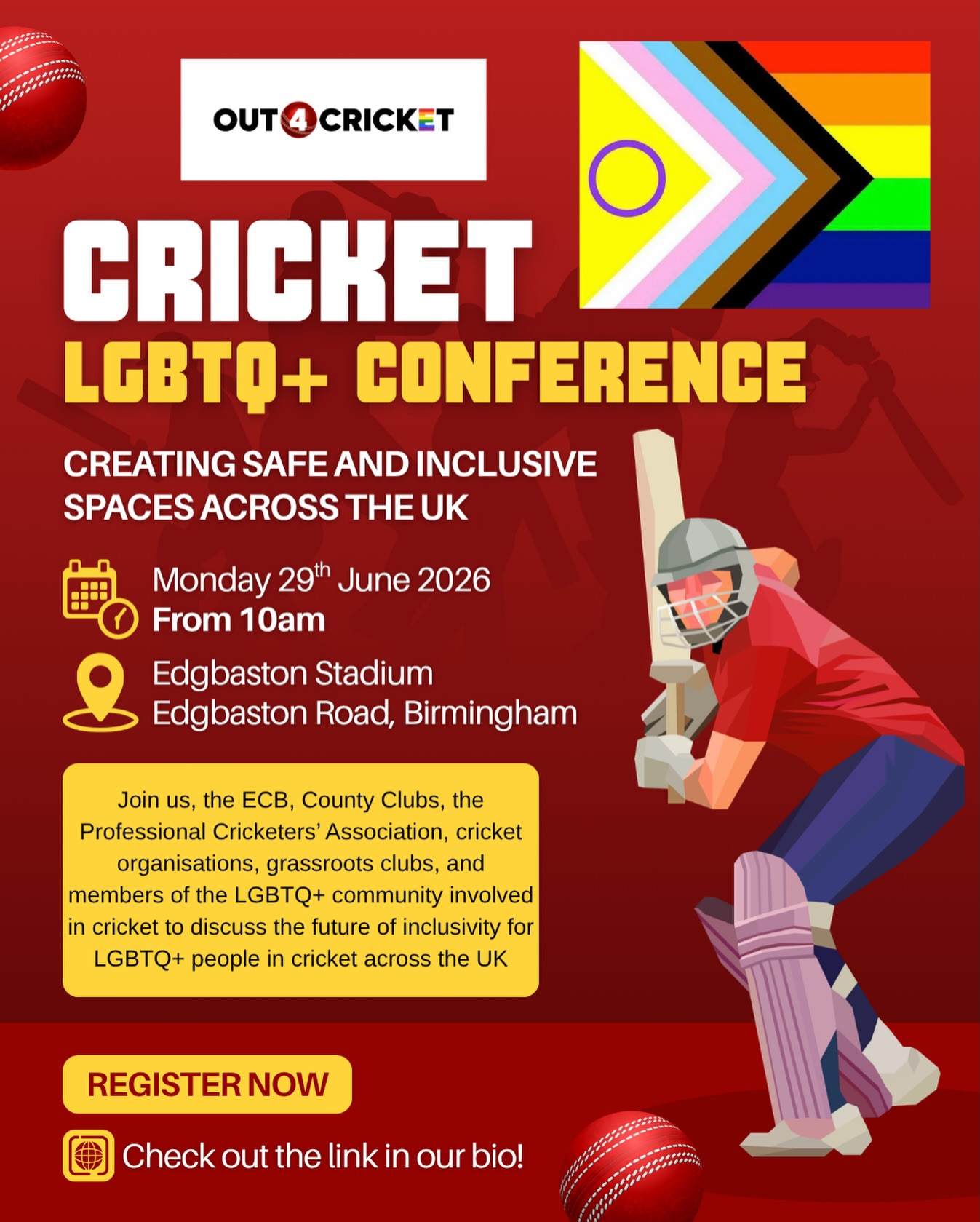 LGBTQ+ Inclusion in Cricket Conference