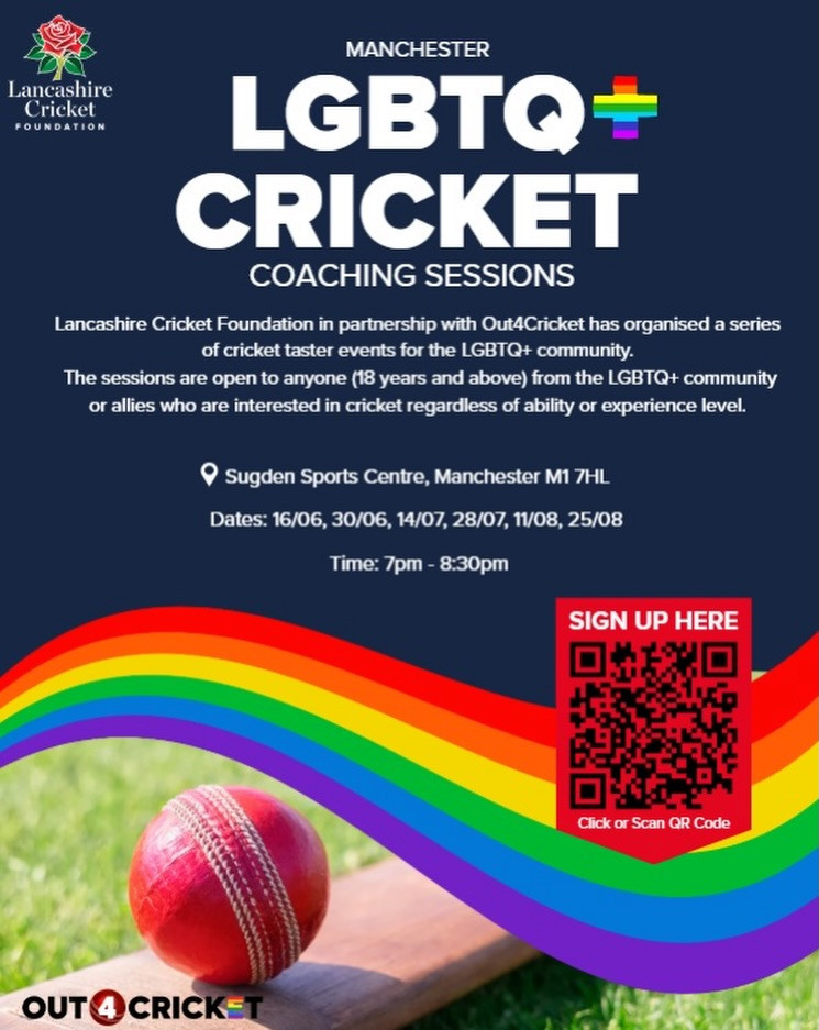 LGBTQ+ Cricket Coaching Sessions
