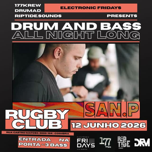 Drum & Bass featuring San.P at Rugby Lounge Club