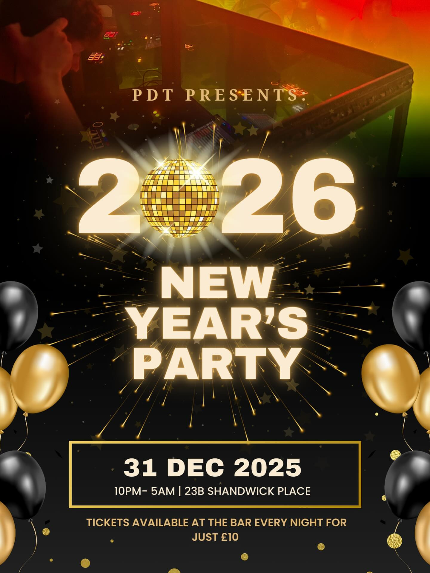 NYE at PDT!