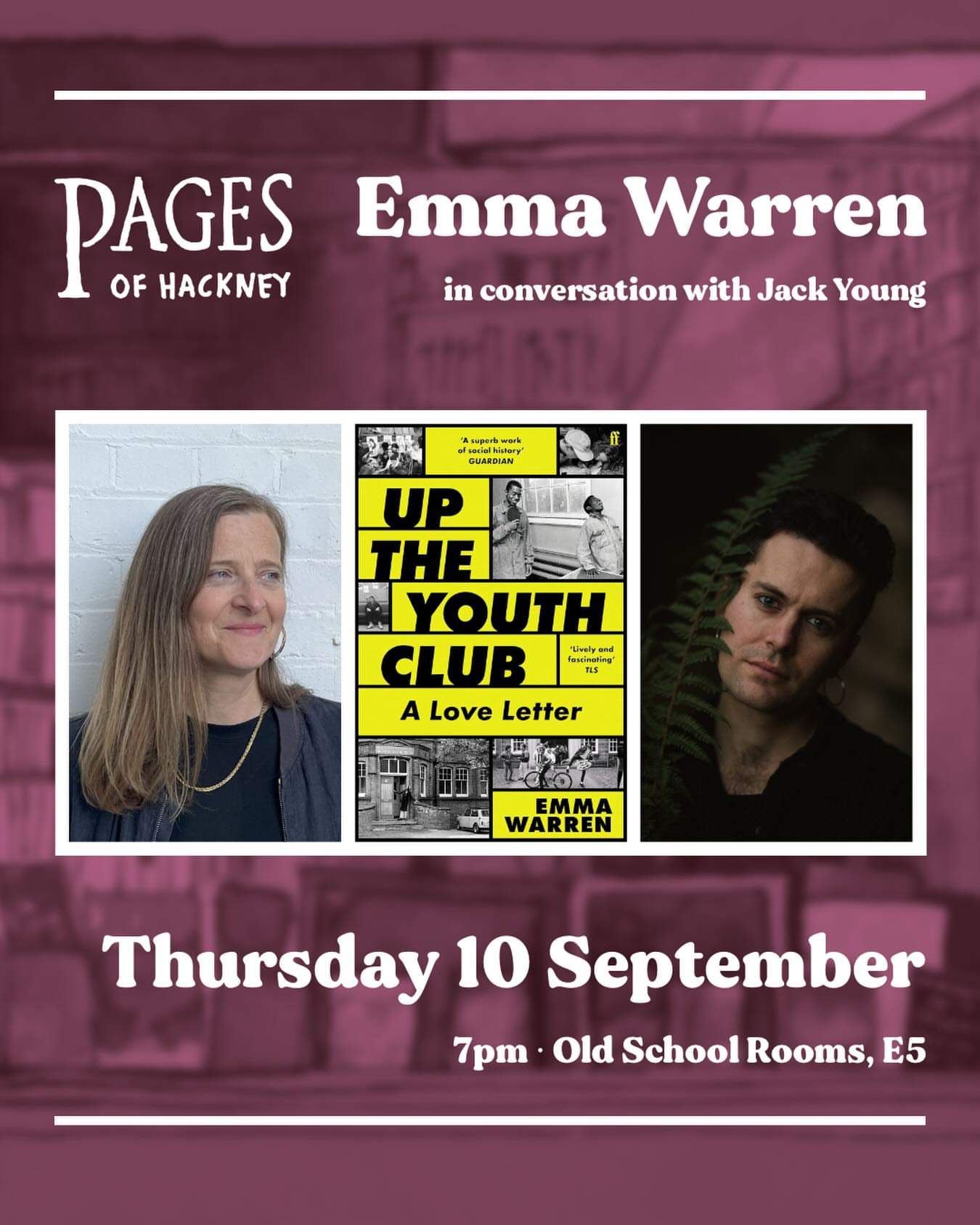 Emma Warren and Jack Young discuss UP THE YOUTH CLUB