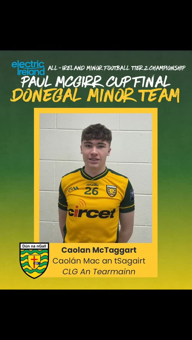 Minor Football Championship B All-Ireland Paul McGirr Cup final