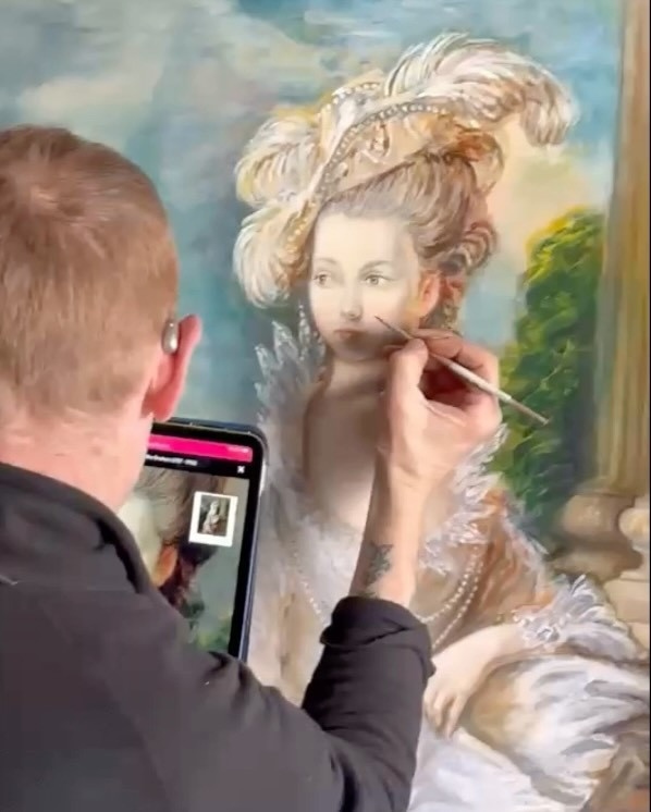 Copying Thomas Gainsborough's The Honourable Mrs Graham