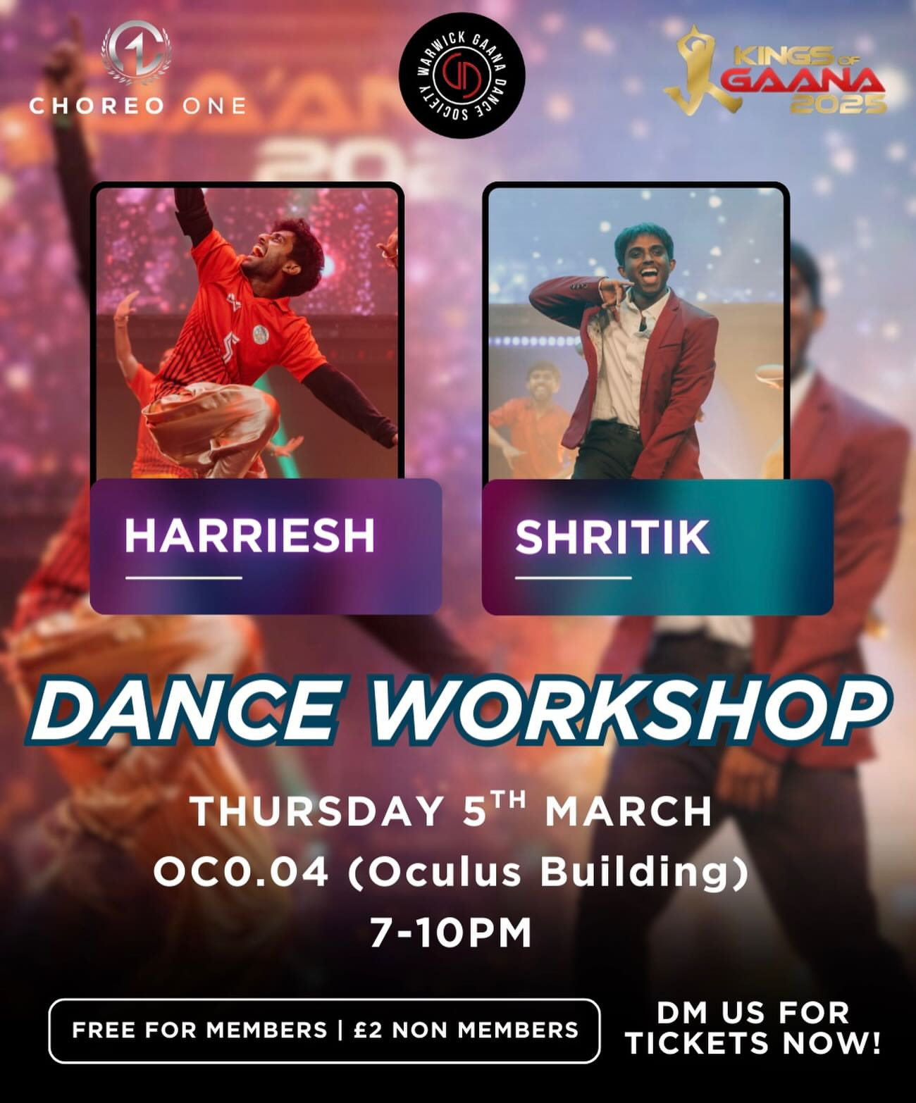 Harriesh & Shritik Dance Workshop
