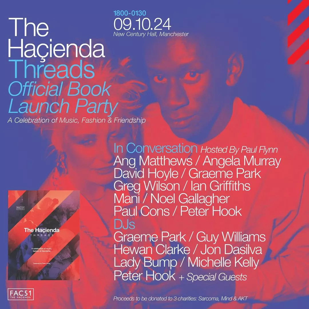 The Haçienda Threads Book Launch Party