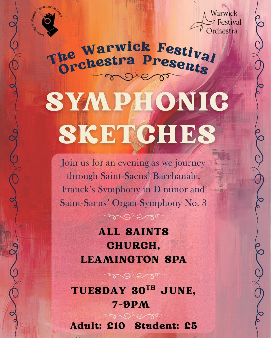 The Warwick Festival Orchestra Presents: Symphonic Sketches