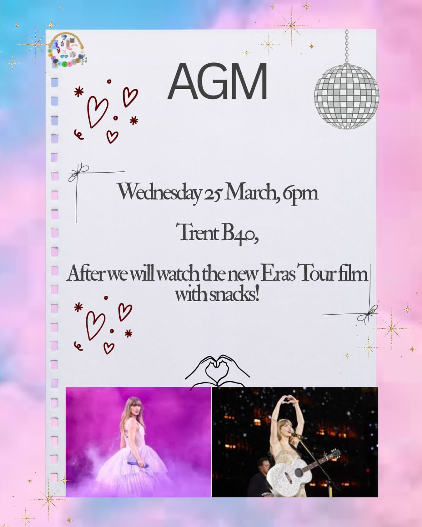 AGM and Eras Tour Film Screening